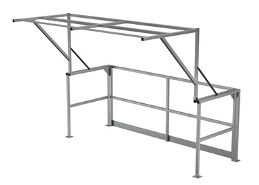 MEZZSAFETY DBL WIDE GATE STAINLESS STEEL